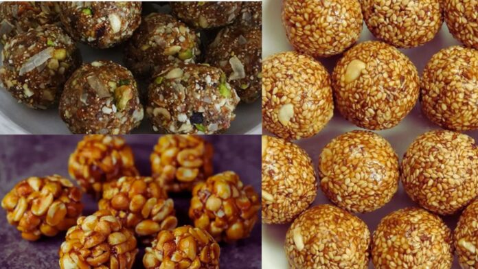 3 Types Of Gud Laddu Recipe