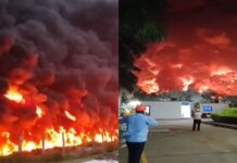 गुजरात की फैक्ट्री में लगी भयंकर आग, दूर-दूर तक उठता दिखा धुआं Gujarat Factory Fire