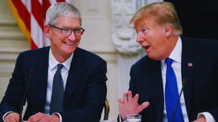 Donald Trump Tim Cook Meeting