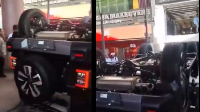 Mahindra Thar accident video Mahindra Thar accident video