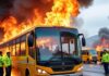 बेंगलुरु में दौड़ती BMTC बस बनी आग का गोला, चालक की सूझबूझ से 60 से ज्यादा यात्री बचे Bengaluru Bus Fire