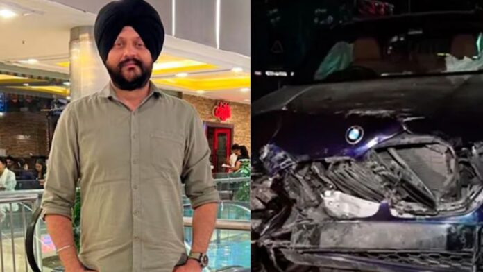 BMW car crash Delhi