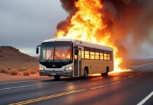 राजस्थान में चलती बस में लगी आग, 20 लोगों की दर्दनाक मौत…कई घायल Bus Fire Jodhpur Highway