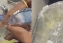 अमृत भारत रेल में यूज्ड डिस्पोजल का हो रहा था इस्तेमाल, सोशल मीडिया पर वायरल हुआ वीडियो