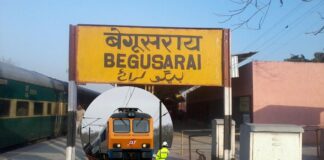 बेगूसराय में ट्रेन से कटकर 4 लोगों की दर्दनाक मौत…इलाके में फैली सनसनी Four people died tragically after being hit by a train in Begusarai.