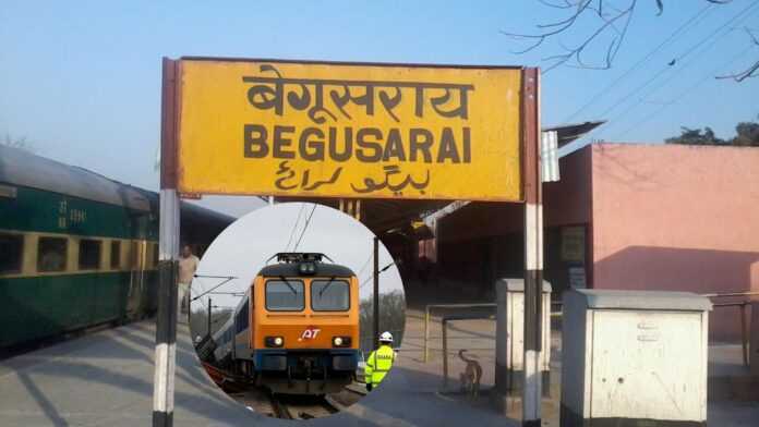 Four people died tragically after being hit by a train in Begusarai. Four people died tragically after being hit by a train in Begusarai.