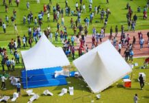 मेस्सी के आते ही सॉल्ट लेक स्टेडियम में हुआ हंगामा, फैन्स का जोश हुआ बेकाबू Messi