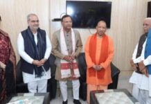 शंखनाद और डमरू वादन, पीयूष गोयल के ऐलान के बाद हुई पंकज चौधरी की ताजपोशी, यूपी बीजेपी को मिला नया चेहरा