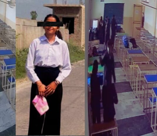 क्लासरूम में खौफनाक वारदात! छात्र ने सहपाठी लड़की को सिर में मारी गोली, फिर खुद को उड़ाया; VIDEO वायरल Horrific incident in the classroom! Student shoots female classmate in the head, then kills himself; VIDEO goes viral.