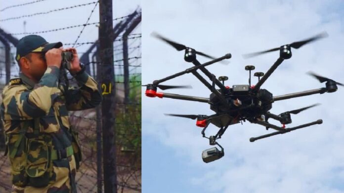 Untitled design - 2026-03-01T120728.330 A Pakistani drone crossed the LoC in Poonch, and the Indian Army responded with rapid fire.