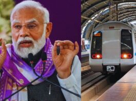पीएम मोदी ने दिल्ली को दी बड़ी सौगात, देश की पहली रिंग मेट्रो का किया उद्घाटन, यात्रा अब होगी तेज और सुगम PM Modi gave a big gift to Delhi, inaugurated the country's first ring metro, making travel faster and easier.