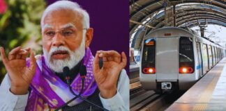 पीएम मोदी ने दिल्ली को दी बड़ी सौगात, देश की पहली रिंग मेट्रो का किया उद्घाटन, यात्रा अब होगी तेज और सुगम PM Modi gave a big gift to Delhi, inaugurated the country's first ring metro, making travel faster and easier.