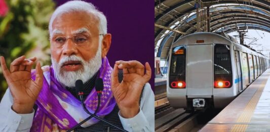 पीएम मोदी ने दिल्ली को दी बड़ी सौगात, देश की पहली रिंग मेट्रो का किया उद्घाटन, यात्रा अब होगी तेज और सुगम PM Modi gave a big gift to Delhi, inaugurated the country's first ring metro, making travel faster and easier.