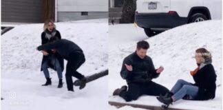 प्यार में गिरना तो सुना था… यहां सच में गिर पड़ा युवक, प्रपोजल वीडियो वायरल