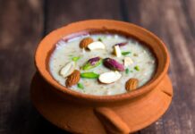 ईद की खुशियां दोगुनी! घर पर बनाएं रसीली फिरनी, मलाईदार और शाही टेस्ट वाली,7 स्टेप्स में आसान रेसिपी Double the Joy of Eid! Prepare Juicy Phirni at Home—Creamy and Royal in Taste—An Easy 7-Step Recipe.