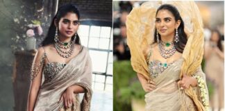 मेट गाला में ईशा अंबानी का देसी अंदाज, हर किसी की नजरें ठहरीं Isha Ambani's Desi Style at the Met Gala: All Eyes Were Fixed on Her