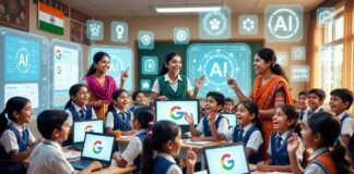 भारत के स्कूलों में शुरू होगा AI प्रोग्राम, गूगल देगी टीचर्स और स्टूडेंट्स को स्पेशल ट्रेनिंग AI Program Launched Indian Schools Google Provide Special Training Teachers Students