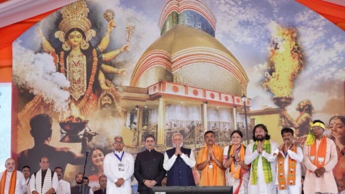 An Emotional Moment for the BJP in Bengal PM Modi Bows Down in Reverence to the People