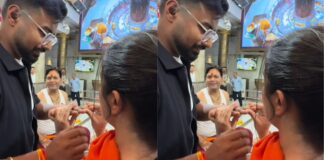 महाकालेश्वर मंदिर बना रिंग सेरेमनी का मंच, कपल की सगाई का वीडियो सामने आते ही प्रशासन ने लिया बड़ा एक्शन Mahakal Mandir