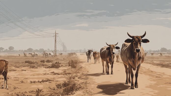 Chhattisgarh Government's 'Godham' Scheme Stalled Due to Land Shortage; Difficulties Mount for Stray Cattle Chhattisgarh Government's 'Godham' Scheme Stalled Due to Land Shortage; Difficulties Mount for Stray Cattle
