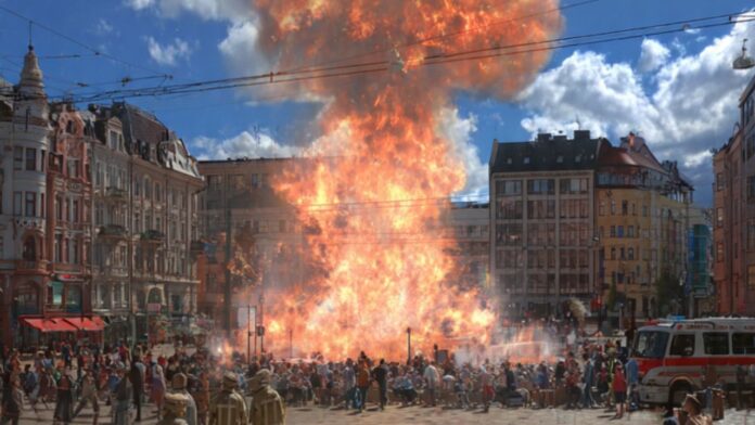 A massive explosion in a firecracker factory in Dewas district of MP, 20 injured, three dead A massive explosion in a firecracker factory in Dewas district of MP, 20 injured, three dead