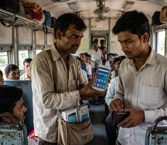 सावधान! ट्रेन में Samsung-Vivo बताकर बेचे जा रहे फर्जी पॉवरबैंक, वायरल वीडियो देख उड़ जाएंगे होश Beware Fake power banks are being sold on trains claiming to be Samsung or Vivo the viral video will shock you