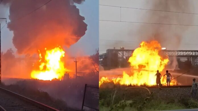 Haldia Refinery fire