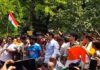 जंतर-मंतर पर छात्रों के प्रदर्शन में पहुंचे कॉकरोच जनता पार्टी के फाउंडर अभिजीत दिपके CJP Protest