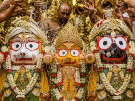 जेठ की तपती गर्मी में 108 कलश जल से नहलाए गए भगवान जगन्नाथ snan purnima 2026,