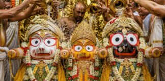 जेठ की तपती गर्मी में 108 कलश जल से नहलाए गए भगवान जगन्नाथ snan purnima 2026,