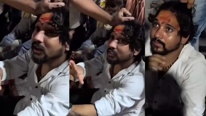 Rudraksha around the neck, Tripund on the forehead... Muslim youth reached Mahakal's Bhasma Aarti Rudraksha around the neck, Tripund on the forehead... Muslim youth reached Mahakal's Bhasma Aarti