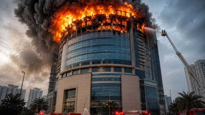 Greater Noida fire Golden Eye Mall