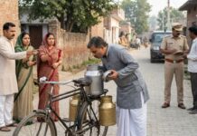 Viral Video: दूध सप्लाई से पहले डिब्बे में कई बार थूकता नजर आया दूधवाला, सामने आते ही हरकत में आई पुलिस Viral Video Milkman seen spitting into the container multiple times before delivery police swung into action after the video surfaced