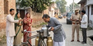 Viral Video: दूध सप्लाई से पहले डिब्बे में कई बार थूकता नजर आया दूधवाला, सामने आते ही हरकत में आई पुलिस Viral Video Milkman seen spitting into the container multiple times before delivery police swung into action after the video surfaced