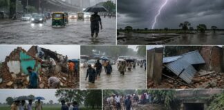 UP Weather Alert: बारिश-बिजली ने मचाई तबाही, 7 की मौत, IMD ने दी बड़ी चेतावनी heavy rain