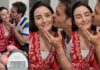 30 सेकंड में 195 किस! ब्राजील के कपल ने बनाया अनोखा वर्ल्ड रिकॉर्ड Brazilian couple kissing record