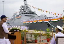 समुद्र में बढ़ी भारत की ताकत! नौसेना में शामिल हुआ स्वदेशी स्टेल्थ फ्रिगेट ‘महेंद्रगिरि’ Mahendragiri Frigate