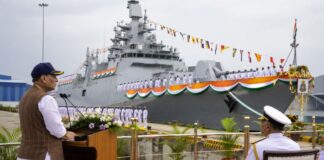 समुद्र में बढ़ी भारत की ताकत! नौसेना में शामिल हुआ स्वदेशी स्टेल्थ फ्रिगेट ‘महेंद्रगिरि’ Mahendragiri Frigate