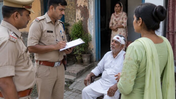 Muzaffarnagar Woman Attacks Father-in-Law with Blade Muzaffarnagar Woman Attacks Father-in-Law with Blade