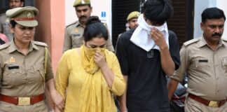 20 लाख के बीमा और प्रेमी के लिए पति की हत्या, मेरठ की दामिनी गिरफ्तार Meerut woman accused of killing husband