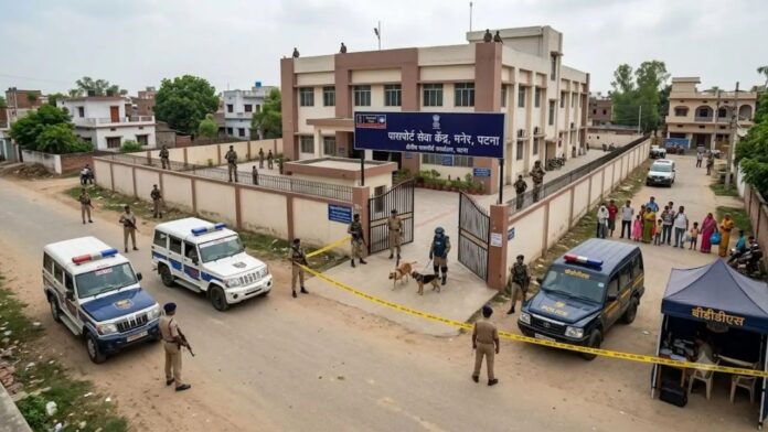 Passport Seva Kendra in Maner, Patna, receives a bomb threat; panic grips the area Passport Seva Kendra in Maner, Patna, receives a bomb threat; panic grips the area