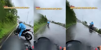 ‘आज नहीं’ मौत को मात देकर लौटा बाइकर, वायरल VIDEO देख दहल जाएंगे Biker cheats death and returns viral video will make your hair stand on end