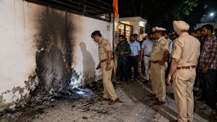 Petrol bomb hurled at BJP office