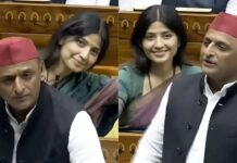 संसद में डिंपल यादव का प्यारा अंदाज कैमरे में कैद, सोशल मीडिया पर छाया वीडियो Dimple Yadav cute gesture
