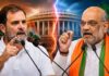 ‘गृहमंत्री आपकी तरह छिपकर विदेश नहीं जाते’, राहुल गांधी पर BJP का तीखा पलटवार Rahul Gandhi on Amit Shah Jantar Mantar pallet gun protesters student Sambit Patra BJP