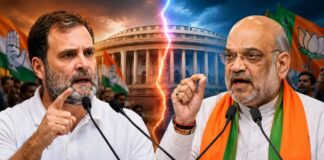 ‘गृहमंत्री आपकी तरह छिपकर विदेश नहीं जाते’, राहुल गांधी पर BJP का तीखा पलटवार Rahul Gandhi on Amit Shah Jantar Mantar pallet gun protesters student Sambit Patra BJP