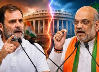 ‘गृहमंत्री आपकी तरह छिपकर विदेश नहीं जाते’, राहुल गांधी पर BJP का तीखा पलटवार Rahul Gandhi on Amit Shah Jantar Mantar pallet gun protesters student Sambit Patra BJP