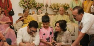 आमिर खान की तीसरी शादी की पहली झलक वायरल, गौरी संग तस्वीर बनी चर्चा का विषय Aamir Khan and Gauri Spratt got married