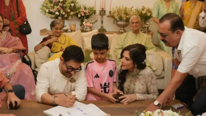 Untitled design (78) Aamir Khan and Gauri Spratt got married