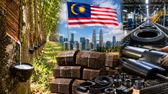 Why are the world most rubber made in Malaysia